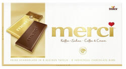 Merci Csokoládé MERCI Kávés-Tejszínes 100 g - mystock