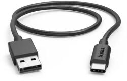 Hama Кабел USB-C - USB А, 0, 5 м, 480Мbit/ 3А, черен (HAMA-201705) - smartx