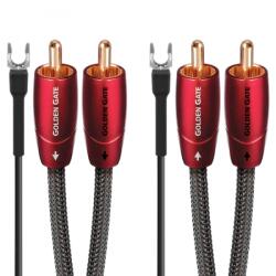 AudioQuest Golden Gate analóg RCA-RCA lemezjátszó összekötő kábel, 1.5 m