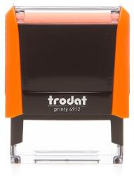TRODAT 4912 Printy 4.0 neon narancs bélyegző (4912-NN-FK) - officedepot