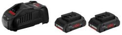 Bosch csomag 2xprocore 18v4, 0ah akku+gal 1880 1600a016gf