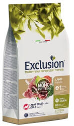 Exclusion Mono Noble Grain Adult Lamb Large 12 kg bárányos kutyatáp nagytestű kutyáknak ingyenes szállítás
