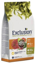 Exclusion Mono Noble Grain Puppy Beef Medium 12 kg - jotap