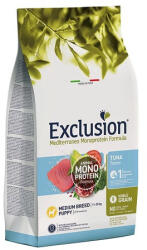 Exclusion Mono Noble Grain Puppy Tuna Medium 12 kg tonhalas kölyök kutyatáp közepes testű kutyáknak ingyenes kiszállítás