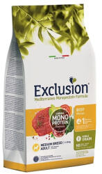 Exclusion Mono Noble Grain Adult Beef Medium 12kg marhás kutyatáp közepes testű kutyáknak ingyenes szállítás