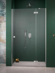 Radaway Essenza 8 Brushed Nickel DWJ szálcsiszolt króm zuhanyajtó 110 átlátszó balos