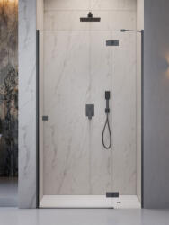 Radaway Essenza 8 Brushed GunMetal DWJ szálcsiszolt fegyvermetál zuhanyajtó 110 átlátszó balos
