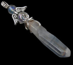  Egyedi készítésű angyal ( opál ) aurakvarc medál