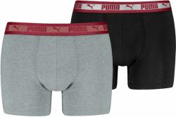 PUMA Férfi boxer nadrág Puma BOXERS (2-PACK) fekete 947122-01 - L