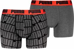 PUMA Férfi boxer nadrág Puma BOXERS (2-PACK) fekete 947124-01 - L