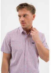 BUDMIL Rövid ujjú ing Férfi XXXXL fehér-piros 20440271-004261-0899 (5996408900583)