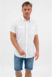 BUDMIL Modern fit rövid ujjú ing Férfi L fehér (5996408900668)