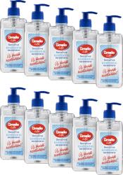 Bradoline Sensitive kézfertőtlenítő gél - pumpás - illatmentes - 10 x 500 ml