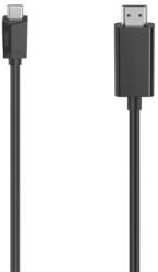 Hama Cablu USB-C, Hama, HDMI tata, Ultra-HD, 4K, 3 m (Negru)