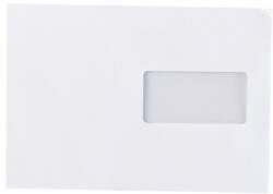 Bluering Boríték LC/5 enyvezett bélésnyomott jobb ablakos külső füles 45x90mm 162x229mm J20A60 Bluering® fehér (BORLC5ENYV4590) - web24