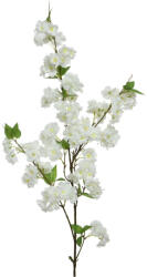 DekorPlaza Élethű Fehér Virágzó Ág 15x127cm 80_1221
