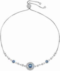  Ezüst Karkötő Óceánkék Moissanite-tal és Fehér Topázzal, Y63638