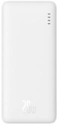 Baseus Baterie Externa Baseus Airpow, 10000mAh, 20W, QC + PD, 1 x USB-A - 1 x USB-C (Alb) Suport laptop