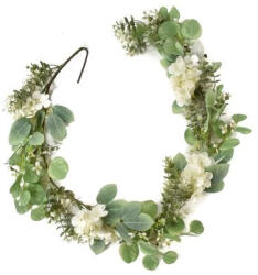 DekorPlaza Élethű Selyemvirág Girland Hortenziával 150 Cm DD65008