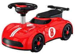  Gyerekautó, Alista Home, 1-3 éves korig, Tolható, Bluetooth, Zene, ABS, 4 kerék, Ülésmagasság 22 cm, Piros