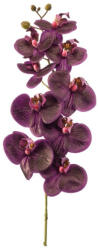 DekorPlaza Élethű Phalaenopsis Orchidea Virágág - Lila, 95 Cm 434779