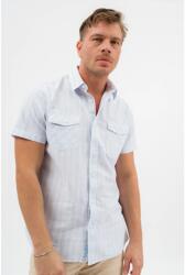 BUDMIL Rövid ujjú ing Férfi XL v. kék-fehér (5996408900613)