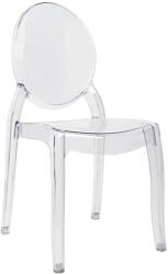 King Home Elizabeth Átlátszó Polikarbonát Szék