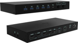 i-tec Statie de andocare i-Tec USB-C KVM PRO trei gazde dual video negru (C31KVMDOCKPDPRO)