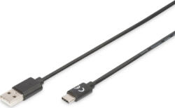 ASSMANN Cablu de conectare USB tip C Assmann tip C la A 1m negru 152077 cablu (AK-300154-010-S)