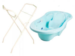 TEGA BABY Anatómiai Kád + Állvány - Kék