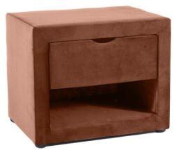 SIGNAL MEBLE ET-001 Velvet Bársony Éjjeliszekrény Antik Rózsaszín