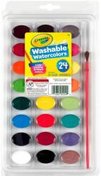 Crayola Washable: Kimosható vízfestékkészlet - 24 db-os (53-0524)