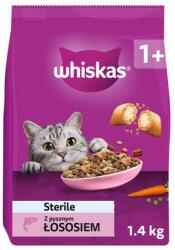 Whiskas Sterile 1, 4 kg teljes értékű száraz eledel felnőtt macskáknak ivartalanítás után, finom lazaccal
