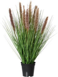 DekorPlaza Élethű Műnövény Pampafű Cserépben 30x30x68 Cm 811607