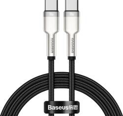 Baseus Cafule Metal Series Cablu de date USB-C - USB-C 100W 1m Negru