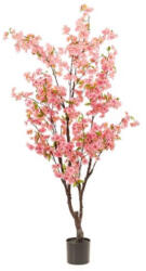 DekorPlaza Élethű Cseresznyevirág Fa 175 Cm - Rózsaszín, Cserépben 432140_