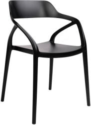 King Home Gloria Polipropilén Szék Fekete Modern