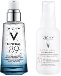 Vichy Set - Gel hidratant Booster și fluid facial UV-Age Daily, SPF50+, 50 + 40 ml