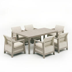 Keter Scandi Weekend linea duo kerti bútor garnitúra szett kavicsszürke-bézs (270944_264050_3) - homelux