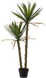 DekorPlaza Cserepes Műnövény yucca Pálma 2 Törzsű 60x125cm 80_8466