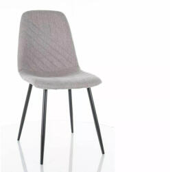 SIGNAL MEBLE Twist Nea Szürke Étkezőszék Fém Vázzal