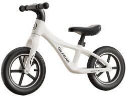  Gyerekkerékpár, Alista Home, Pedálok Nélkül, 2-6 Éves Korúaknak, 2 Csendes Kerék, Állítható Nyereg 43 - 58 cm, Műanyag és Üvegszál, 88 x 56 x 43 cm, Fehér