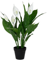 DekorPlaza Élethű Műnövény Spathipylium Cserépben 40x60 Cm 835094