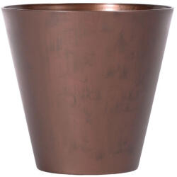 Prosperplast Műanyag virágcserép, Prosperplast Tubus Corten, réz, átmérő: 40 cm, magasság: 37, 3 cm, ipari stílusú, 28, 5 l, kerek (TC255552)