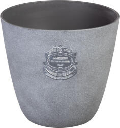 Strend Pro Műanyag virágcserép, Strend Pro Garden, szürke, átmérő: 28, 5 cm, magasság: 26 cm, 10, 5 l, kerek (TC255635)