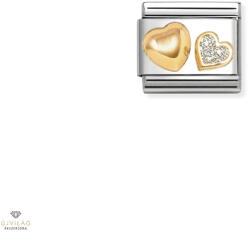 NOMINATION "Glitteres szív" charm - 030220-26