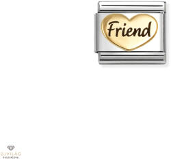 NOMINATION "Friend szív" charm - 030285-84
