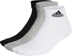 adidas Șosete Cushied Sportswear Ankle Socks 3 Pairs Grey/White/Black XL