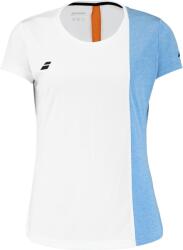 Babolat Tricou pentru copii Play Crew Neck Tee Boy White/Blithe Blue Hthr 8 - 10 ani