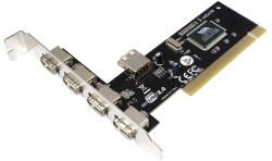 LogiLink PCI interfész kártya 4+1x USB 2.0